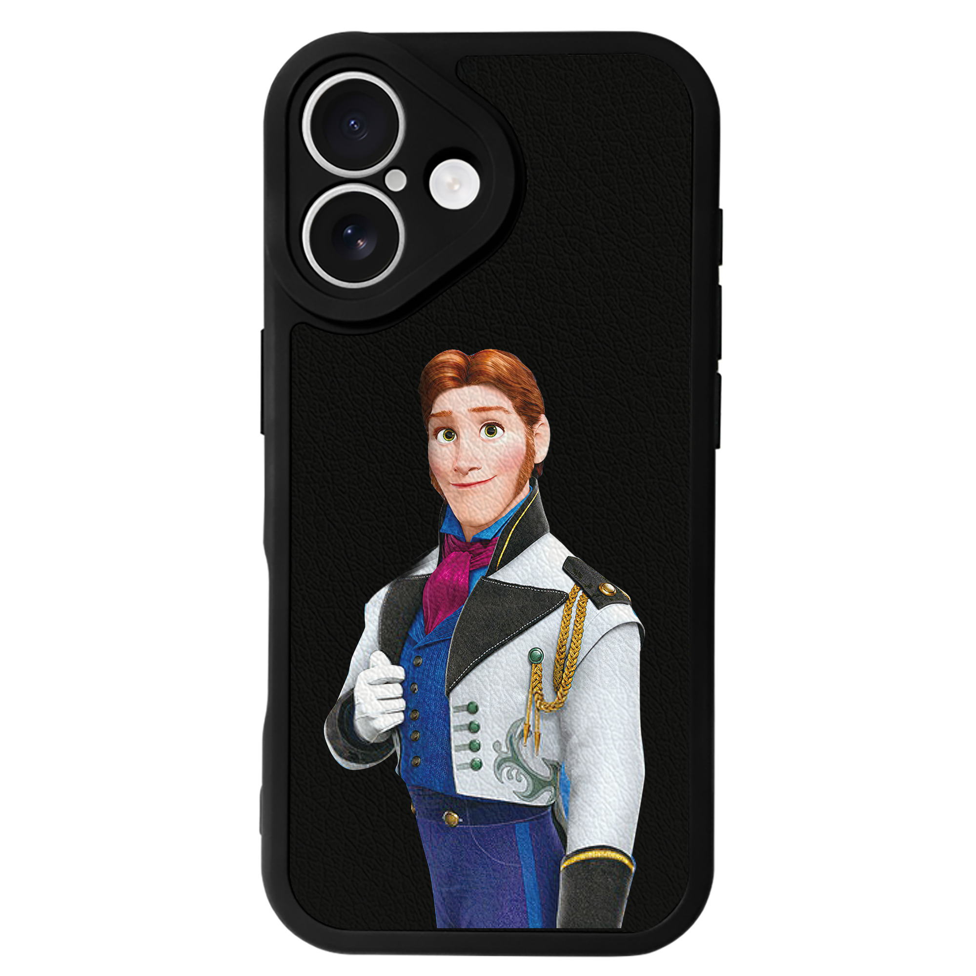 （画像用） アナと雪の女王 アンナ エルサ Frozen Anna Elsa 【iPhone 16シリーズ対応】シリコンスマホケース（レザー調） 材質：シリコン